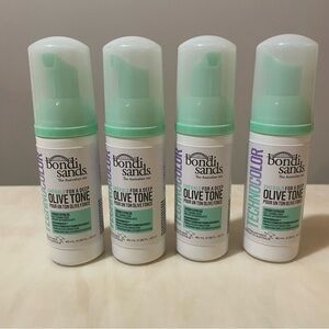 Bondi Sands Technocolor 1 Hour Express Self Tanning Foam Trial 4 bundle set